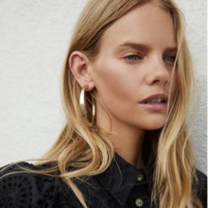 Kendra Scott Avi Hoop Earrings in Rose Gold